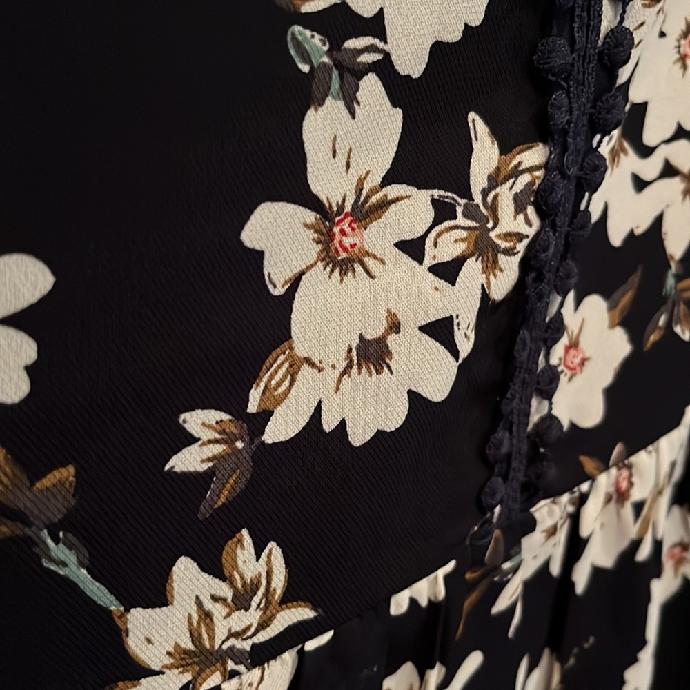 NWOT medium A line dress in deep navy - Picture 9 of 15